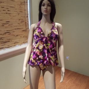 Victoria's Secret Multi-colored Tankini Size XL/ L